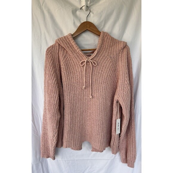 ANOTHER LOVE Textured EDEN Hoodie Sweater XL Chunky Thick Coquette Bow Dainty - Picture 6 of 13